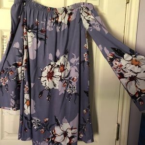 Off the shoulder dress